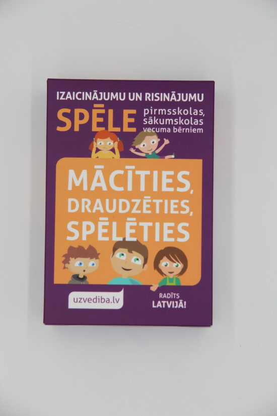 Spēle: "Mācīties, draudzēties, spēlēties"