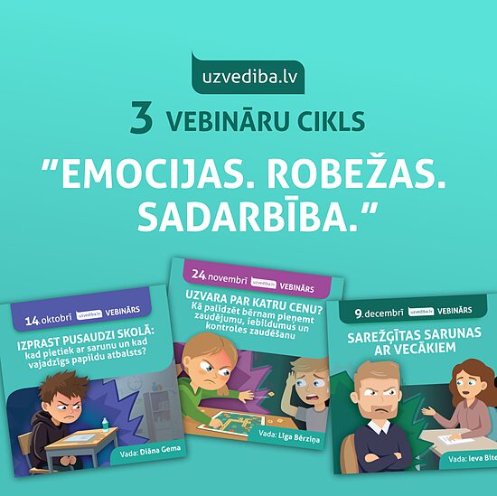 3 VEBINĀRU CIKLS. "Emocijas. Robežas. Sadarbība."