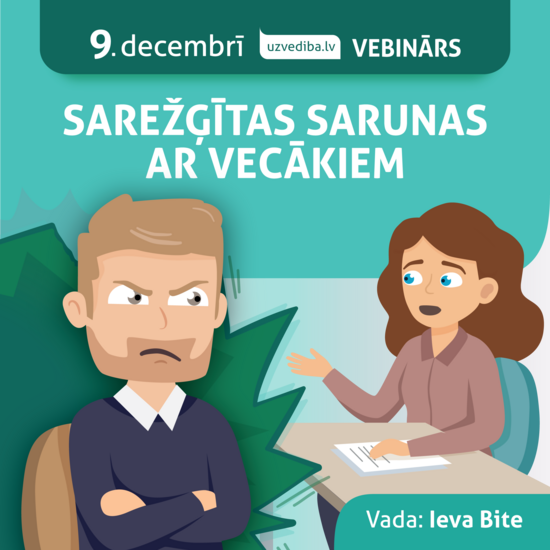 VEBINĀRS. Sarežģītas sarunas ar vecākiem